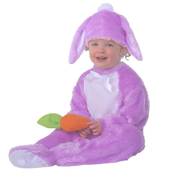 Rubie's Bunny Costume Lavender Purple White Halloween Baby Infant 6-12 months - Picture 15 of 15